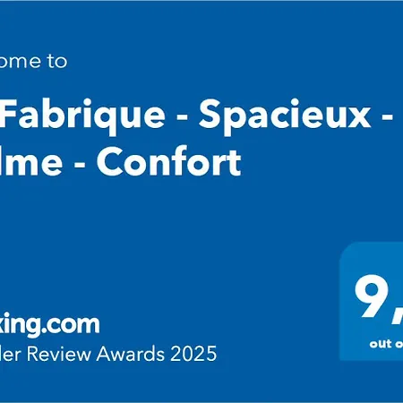 Apartment La Fabrique - Spacieux - Calme - Confort *